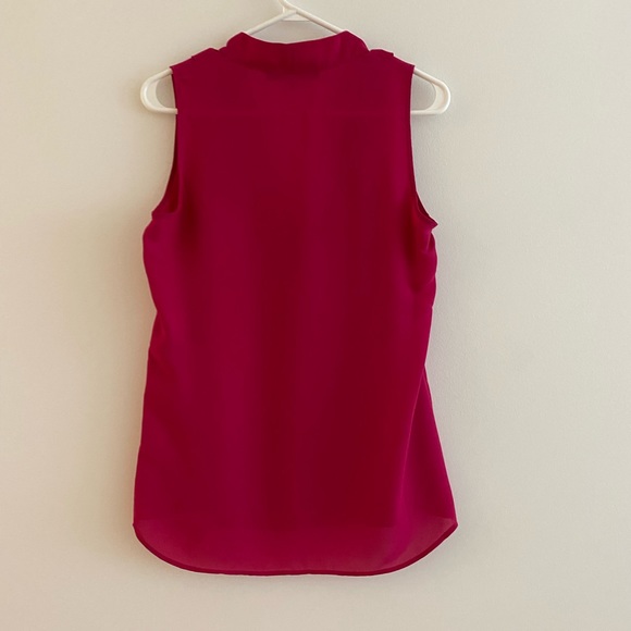 Rose & Olive Magenta Blouse, Size S - Picture 3 of 6